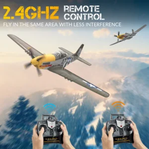 Large 500MM P51 P51D Mustang Remote Control Combat Aircraft 768 Xpilot Stabilization / 4CH System Brushless RC Aircraft